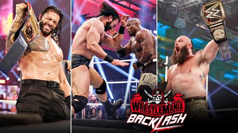 wrestlemania backlash 2021 results|who won backlash 2021.